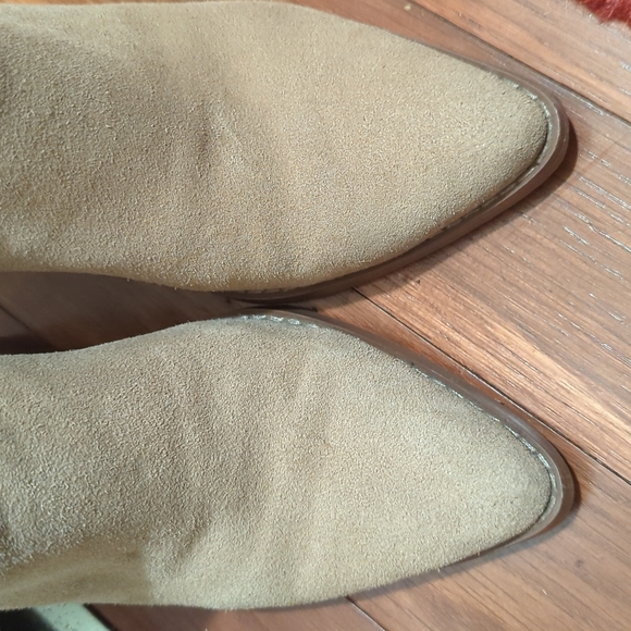 BP Lex suede western style Chestnut booties - Picture 2 of 9